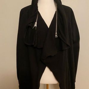 Sweat Cotton Jacket black